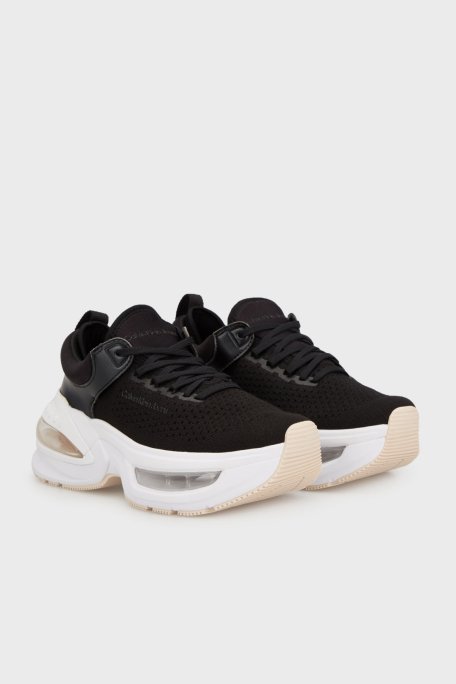 Calvin Klein Logolu Kalın Tabanlı Sneaker YW0YW014860GN Bayan Ayakkabı YW0YW01486 0GN SİYAH - 2
