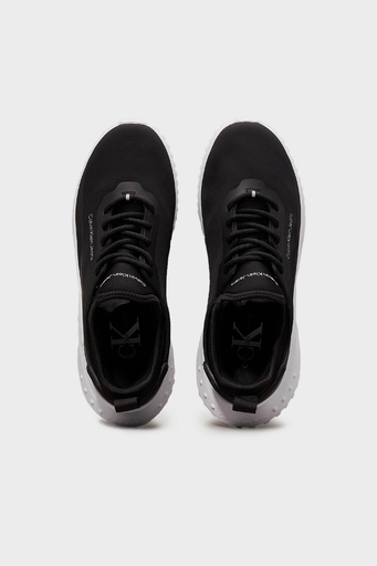 Calvin Klein Logolu Kalın Tabanlı Sneaker YW0YW016650GM Bayan Ayakkabı YW0YW01665 0GM SİYAH-BEYAZ - 2