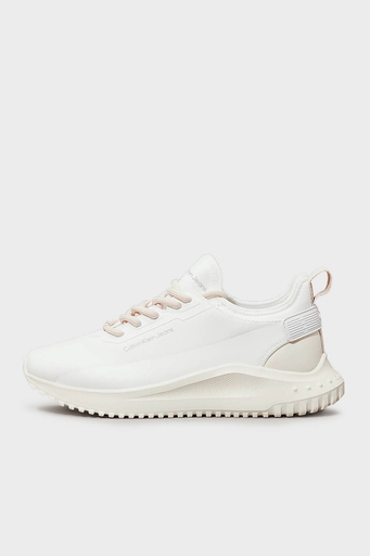 Calvin Klein Logolu Kalın Tabanlı Sneaker YW0YW016650LE Bayan Ayakkabı YW0YW01665 0LE BEYAZ-PUDRA - 2