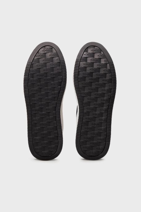 Calvin Klein Logolu Kalın Tabanlı Sneaker YW0YW0179701W Bayan Ayakkabı YW0YW01797 01W BEYAZ-SİYAH - 6