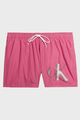 Calvin Klein Logolu Kısa Büzgülü Deniz Şortu Cepli KM0KM00801XI1 Erkek Mayo Short KM0KM00801 XI1 PEMBE - 4
