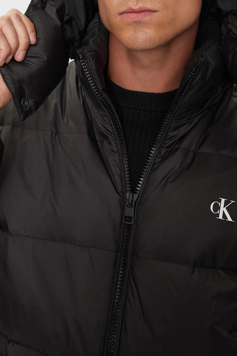 Calvin Klein Logolu Kuş Tüyü Dolgulu Şişme J30J326102BEH Erkek Mont J30J326102 BEH SİYAH - 5