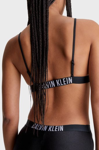 Calvin Klein Logolu KW0KW01969BEH Bayan Bikini Üstü KW0KW01969 BEH SİYAH - 2