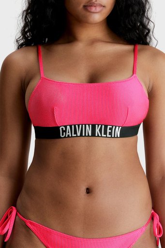 Calvin Klein Logolu KW0KW01969XI1 Bayan Bikini Üstü KW0KW01969 XI1 PEMBE - 1