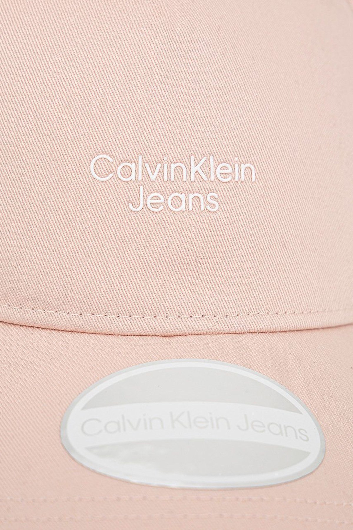 Calvin Klein Logolu Organik Pamuk Bayan Şapka K60K609383 TFT PUDRA