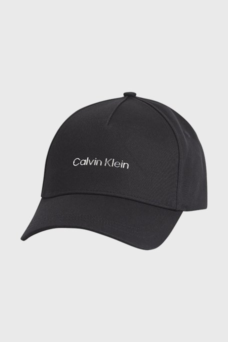 Calvin Klein Logolu Organik Pamuklu K60K610525BEH Bayan Şapka K60K610525 BEH SİYAH - 1