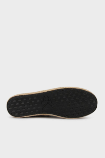 Calvin Klein Logolu Pamuk Karışımlı Hasır Detaylı YM0YM01251BEH Erkek Espadril YM0YM01251 BEH SİYAH - 6