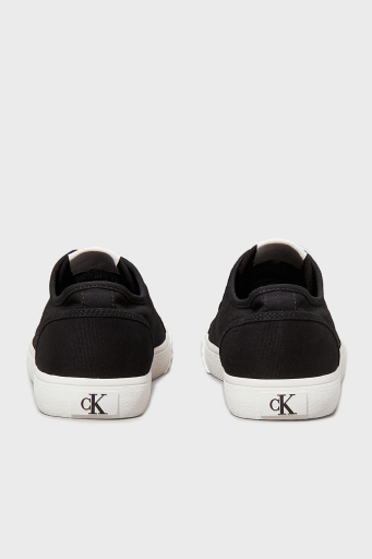 Calvin Klein Logolu Pamuk Karışımlı Sneaker YM0YM012090GM Erkek Ayakkabı YM0YM01209 0GM SİYAH-BEYAZ - 5