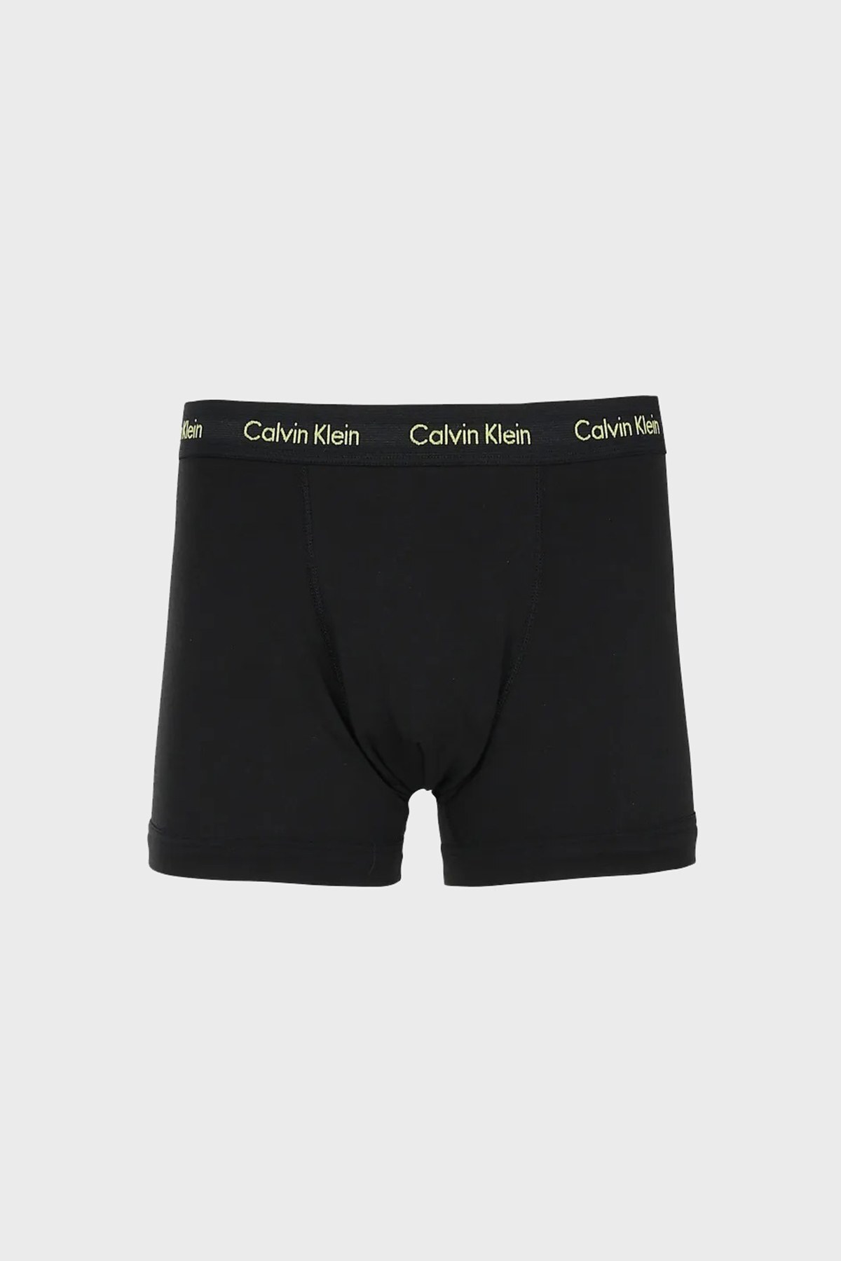 Calvin Klein Logolu Pamuklu 3 Pack Erkek Boxer 0000U2662G 1TL Siyah-Bej-Lacivert