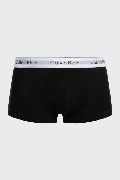 Calvin Klein Logolu Pamuklu 3 Pack LV00NB4389UB1 Erkek Boxer LV00NB4389 UB1 SİYAH - 2