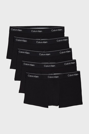 Calvin Klein Logolu Pamuklu 5 Pack LV00NB4390TM6 Erkek Boxer LV00NB4390 TM6 SİYAH - 1