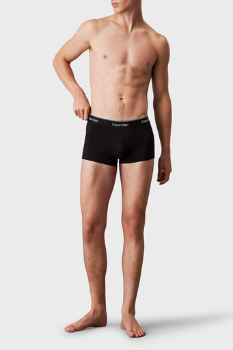 Calvin Klein Logolu Pamuklu 5 Pack LV00NB4390TM6 Erkek Boxer LV00NB4390 TM6 SİYAH - 4