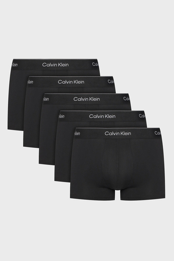 Calvin Klein Logolu Pamuklu 5 Pack LV00NB4393TM6 Erkek Boxer LV00NB4393 TM6 SİYAH - 1