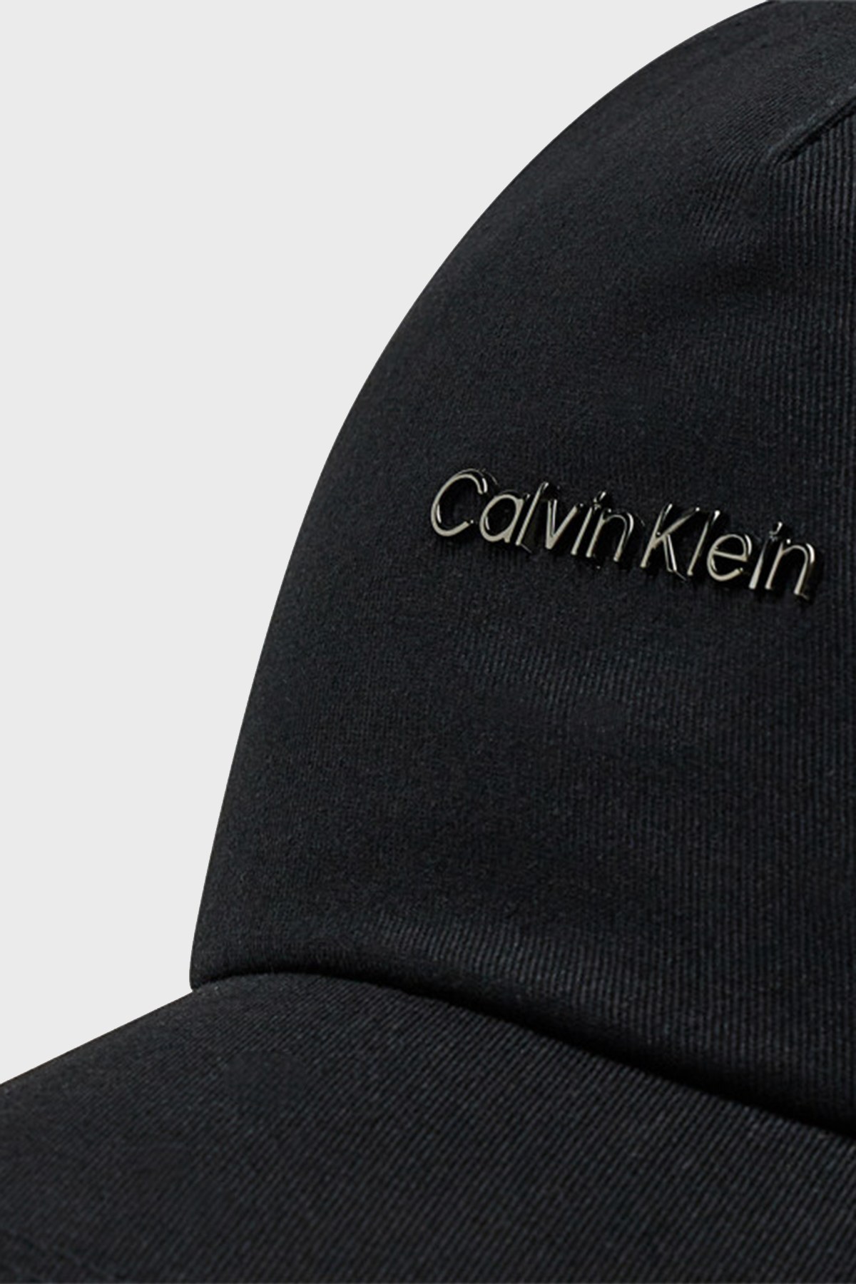 Calvin Klein Logolu Pamuklu Erkek Şapka K50K507616 BAX SİYAH