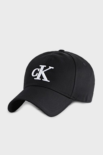 Calvin Klein Logolu Pamuklu Erkek Şapka K50K509487 BDS SİYAH