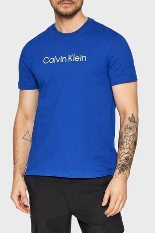 Calvin Klein - Calvin Klein Logolu Regular Fit Bisiklet Yaka % 100 Pamuk Erkek T Shirt K10K108842 C85 SAKS