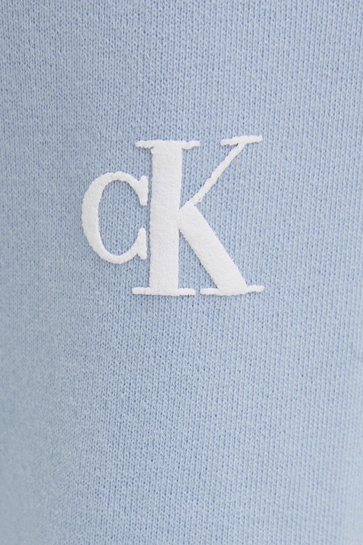 Calvin Klein Logolu Regular Fit Elastik Bel % 100 Pamuk Bayan Pantolon J20J217786 C1U MAVİ