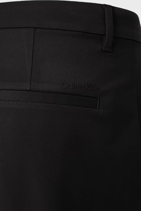 Calvin Klein Logolu Regular Fit Normal Bel Bermuda LV040QM613UB1 Erkek Short LV040QM613 UB1 SİYAH - 3