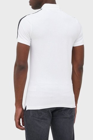 Calvin Klein - Calvin Klein Logolu Slim Fit Pamuklu T Shirt Erkek Polo J30J320598 YAF BEYAZ (1)
