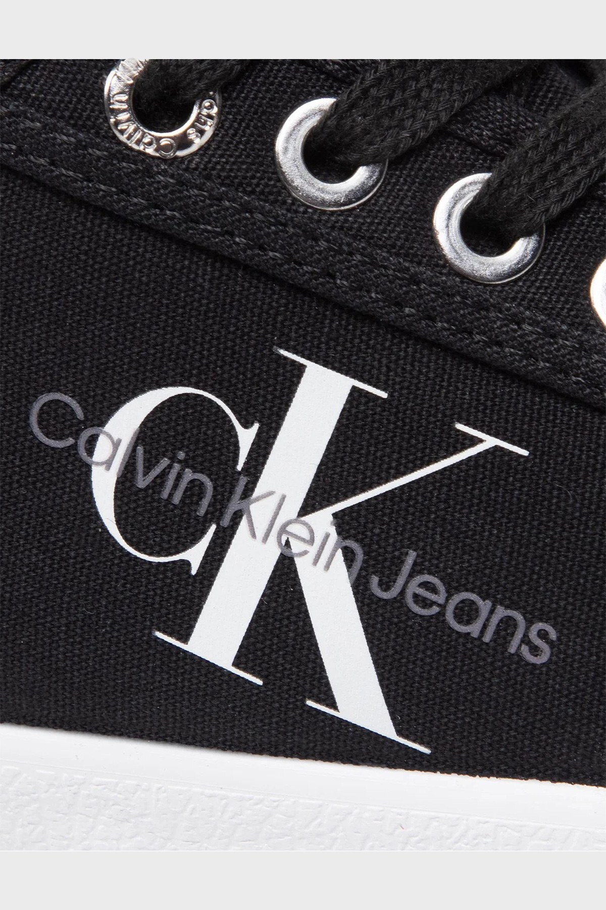 Calvin Klein Logolu Sneaker Bayan Ayakkabı YW0YW00482 BDS SİYAH