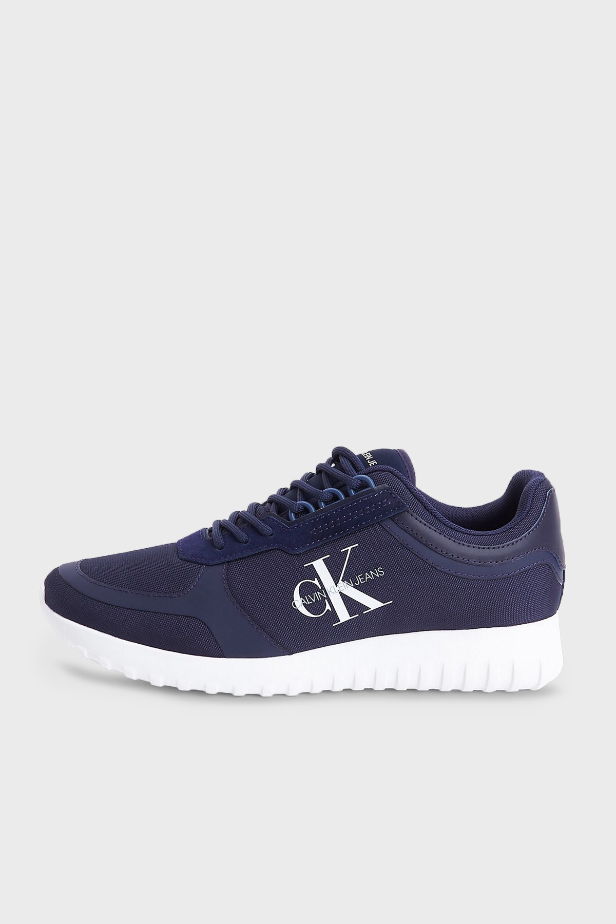 Calvin Klein Logolu Sneaker Erkek Ayakkabı YM0YM00297 CFE LACİVERT