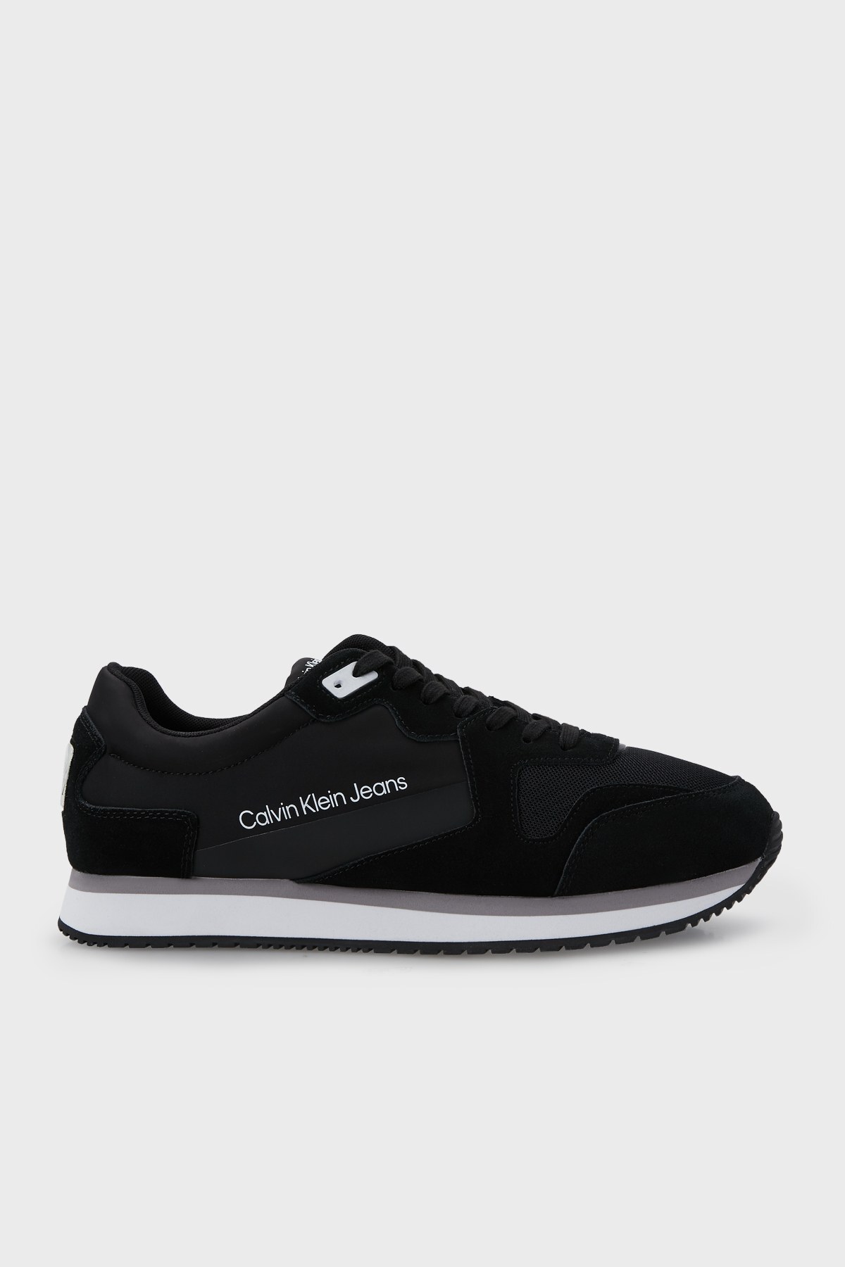 Calvin Klein Logolu Sneaker Erkek Ayakkabı YM0YM00334 0GX SİYAH