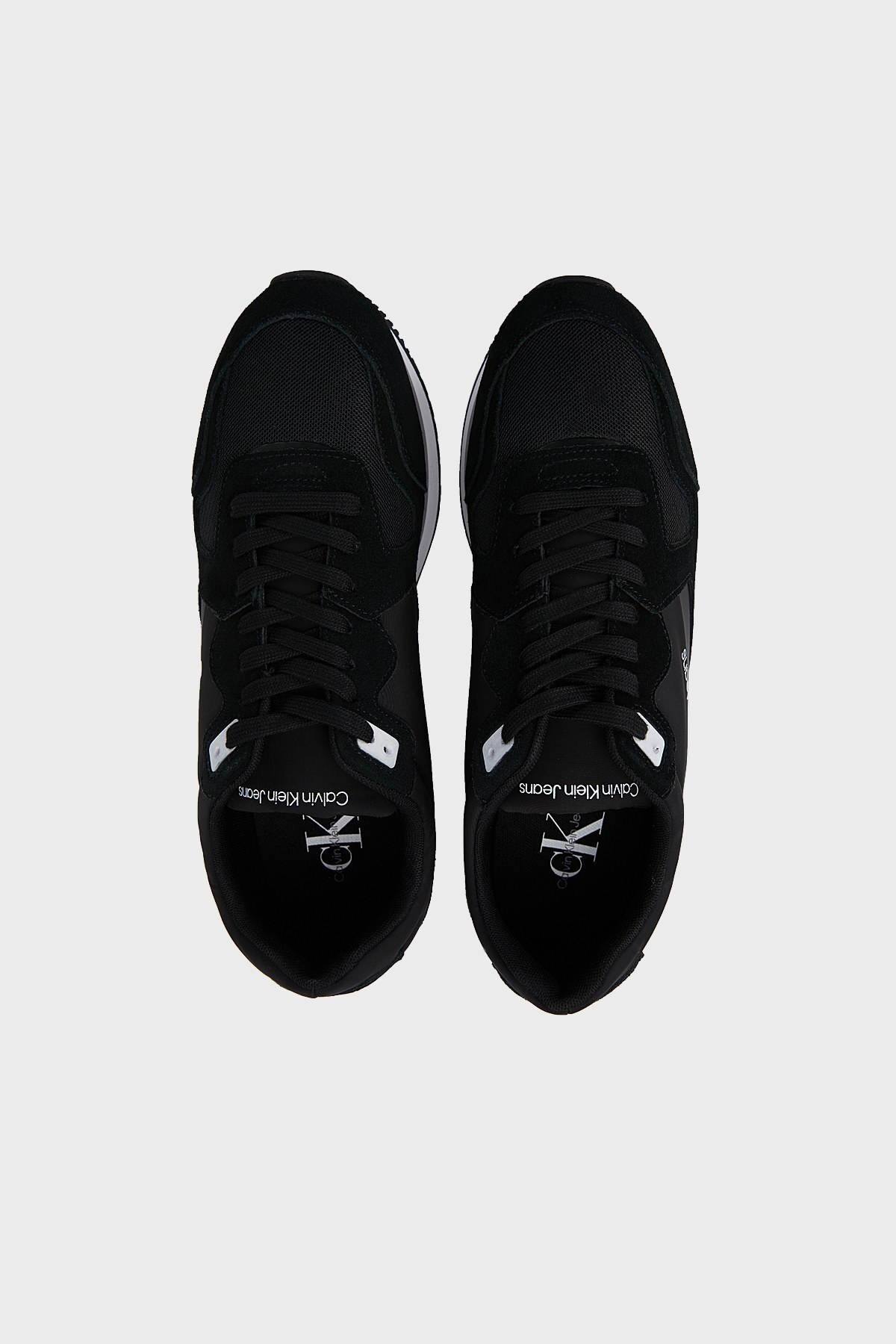 Calvin Klein Logolu Sneaker Erkek Ayakkabı YM0YM00334 0GX SİYAH