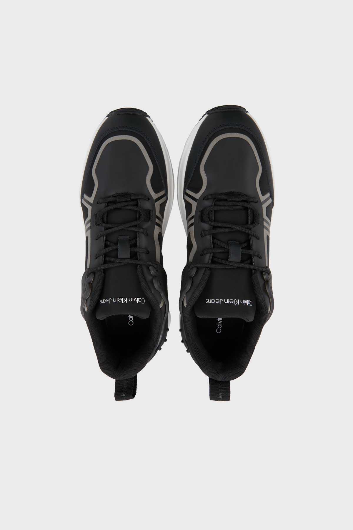 Calvin Klein Logolu Sneaker Erkek Ayakkabı YM0YM00520 BDS SİYAH