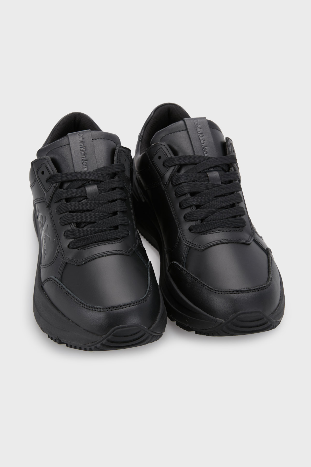 Calvin Klein Logolu Sneaker Erkek Ayakkabı YM0YM00521 0GT SİYAH