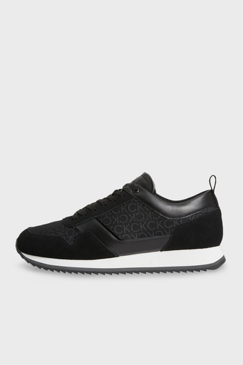 Calvin Klein Logolu Sneaker HM0HM009090GO Erkek Ayakkabı HM0HM00909 0GO SİYAH - 3