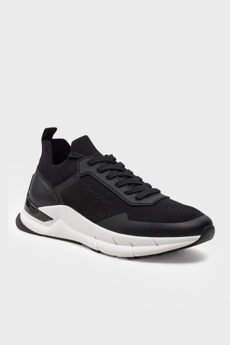 Calvin Klein Logolu Sneaker HM0HM00918BEH Erkek Ayakkabı HM0HM00918 BEH SİYAH - 3