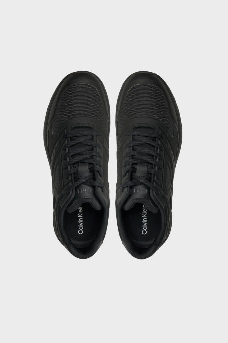 Calvin Klein Logolu Sneaker HM0HM013630GJ Erkek Ayakkabı HM0HM01363 0GJ SİYAH - 5