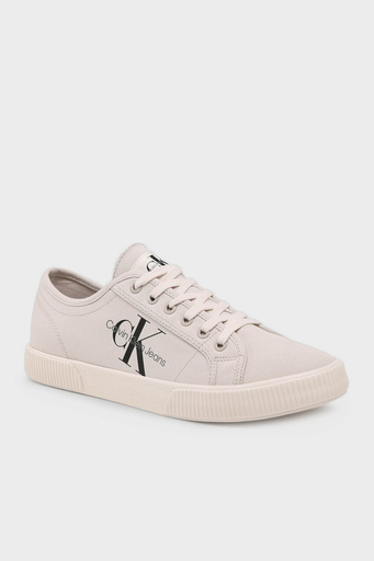 Calvin Klein Logolu Sneaker YM0YM003060F6 Erkek Ayakkabı YM0YM00306 0F6 BEJ - 2
