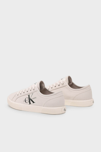 Calvin Klein Logolu Sneaker YM0YM003060F6 Erkek Ayakkabı YM0YM00306 0F6 BEJ - 3