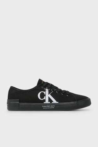 Calvin Klein - Calvin Klein Logolu Sneaker YM0YM00687BDS Erkek Ayakkabı YM0YM00687 BDS SİYAH