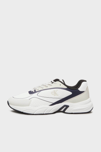 Calvin Klein Logolu Sneaker YM0YM013100LD Erkek Ayakkabı YM0YM01310 0LD BEYAZ-LACİVERT - 2