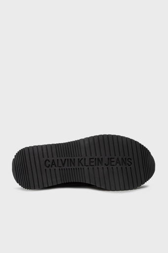 Calvin Klein Logolu Sneaker YW0YW008400GJ Bayan Ayakkabı YW0YW00840 0GJ SİYAH - 4