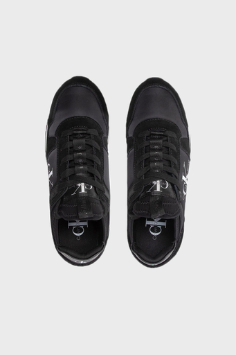 Calvin Klein Logolu Sneaker YW0YW008400GJ Bayan Ayakkabı YW0YW00840 0GJ SİYAH - 5