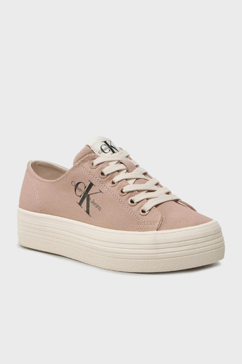 Calvin Klein Logolu Sneaker YW0YW010300J1 Bayan Ayakkabı YW0YW01030 0J1 PUDRA - 2
