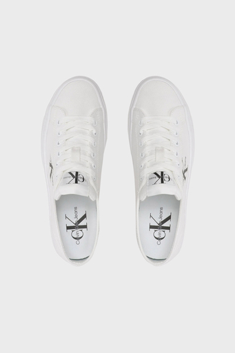 Calvin Klein Logolu Sneaker YW0YW01030YBR Bayan Ayakkabı YW0YW01030 YBR BEYAZ - 4