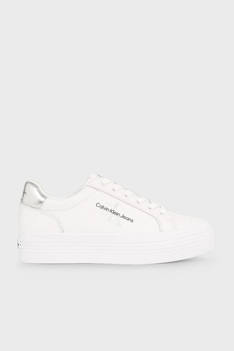 Calvin Klein Logolu Sneaker YW0YW01222YBR Bayan Ayakkabı YW0YW01222 YBR BEYAZ - 1