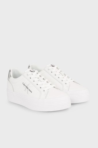 Calvin Klein Logolu Sneaker YW0YW01222YBR Bayan Ayakkabı YW0YW01222 YBR BEYAZ - 2