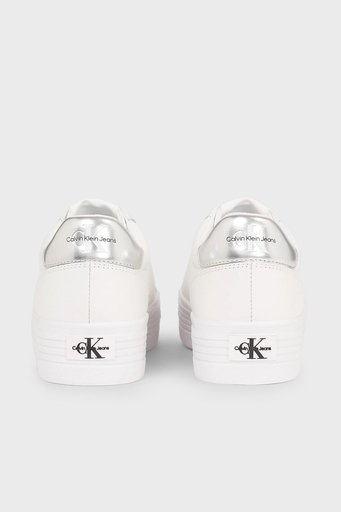 Calvin Klein Logolu Sneaker YW0YW01222YBR Bayan Ayakkabı YW0YW01222 YBR BEYAZ - 4
