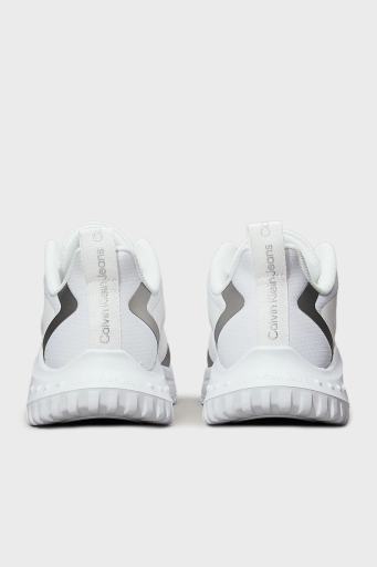 Calvin Klein Logolu Sneaker YW0YW0144201V Bayan Ayakkabı YW0YW01442 01V BEYAZ-GÜMÜŞ - 4