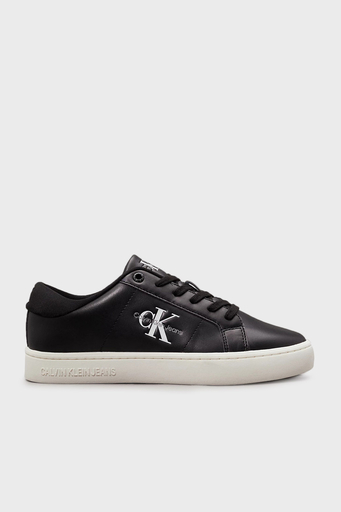 Calvin Klein Logolu Sneaker YW0YW014440GO Bayan Ayakkabı YW0YW01444 0GO SİYAH-BEYAZ - 1