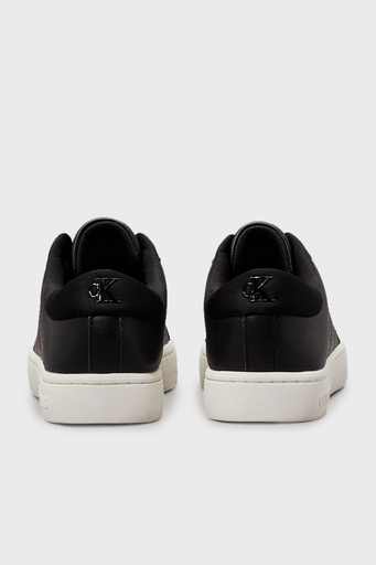 Calvin Klein Logolu Sneaker YW0YW014440GO Bayan Ayakkabı YW0YW01444 0GO SİYAH-BEYAZ - 6