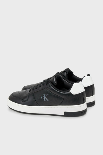 Calvin Klein Logolu Sneaker YW0YW017650GM Bayan Ayakkabı YW0YW01765 0GM SİYAH-BEYAZ - 3