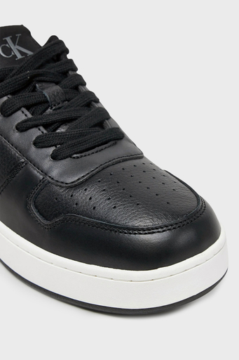 Calvin Klein Logolu Sneaker YW0YW017650GM Bayan Ayakkabı YW0YW01765 0GM SİYAH-BEYAZ - 4