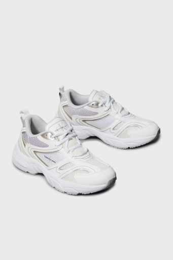 Calvin Klein Logolu Sneaker YW0YW018070LI Bayan Ayakkabı YW0YW01807 0LI BEYAZ-GÜMÜŞ - 2