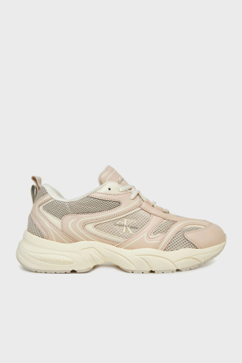 Calvin Klein Logolu Sneaker YW0YW018070YB Bayan Ayakkabı YW0YW01807 0YB Bej-Pudra - 1